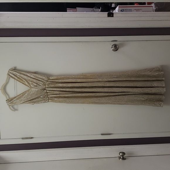 Lulus Dress gold fabric - Picture 3 of 13